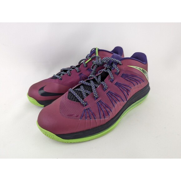 Size 12 - Nike‎ Air Max LeBron 10 Low Raspberry LeBroncurial Basketball Sneakers main image 4